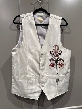 El General Vest White/Silver Medium.